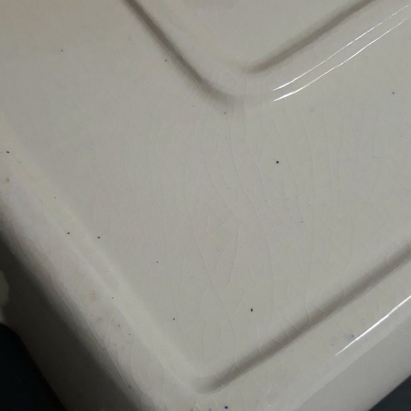 Ceramic Handpainted Shabbat Matzah Plate Platter Israel Passover Armenian 9 x 9 - Picture 6 of 10